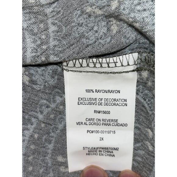 Mason And Belle Sz 2X Boho Cottagecore Blouson Sleeve Top NWT - Picture 4 of 8